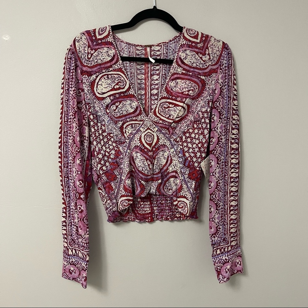 Free people wild and free long sleeve top